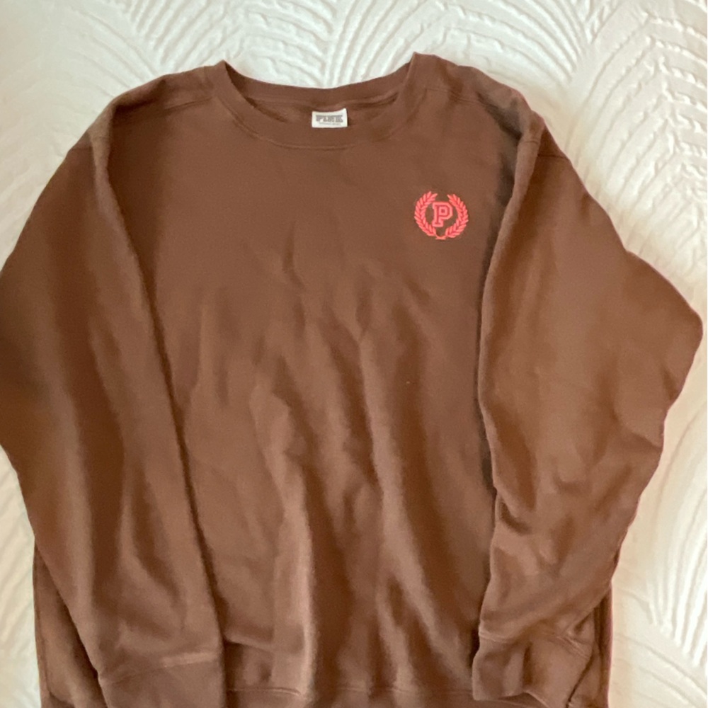 Victoria’s Secret PINK brown crewneck